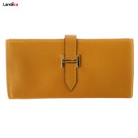 کیف پول زنانه چرم طبیعی مدل WL15