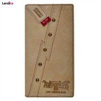 کیف پول چرم طبیعی LEVIS